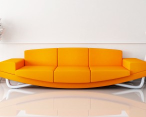 Kreativ am orangen Sofa?